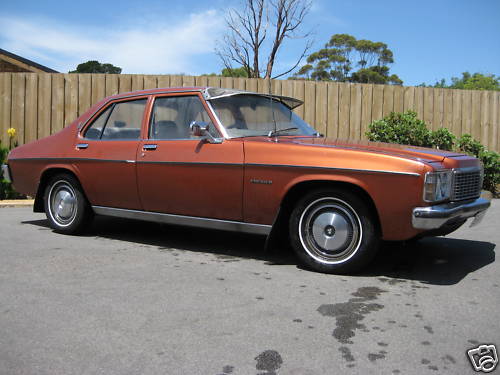 HJ Holden in Persian Sand Met — Premier Sedan