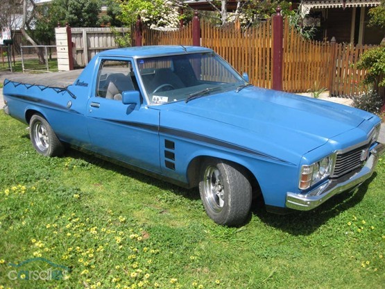 HJ Holden in Casino Blue — Sandman Coupe Utility