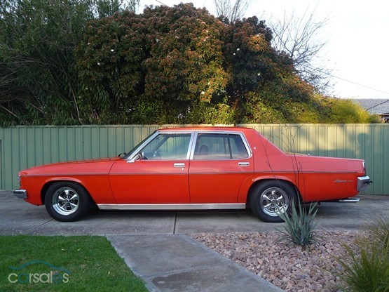 HJ Holden in Mandarin Red — Statesman DeVille Sedan