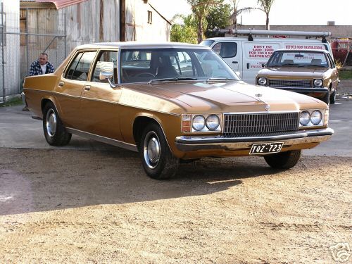 HJ Holden in Contessa Gold Met — Statesman DeVille Sedan