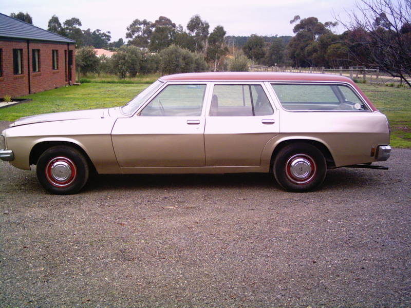 HJ Holden in Persian Sand Met over Antelope Met — Kingswood Vacationer Station Wagon
