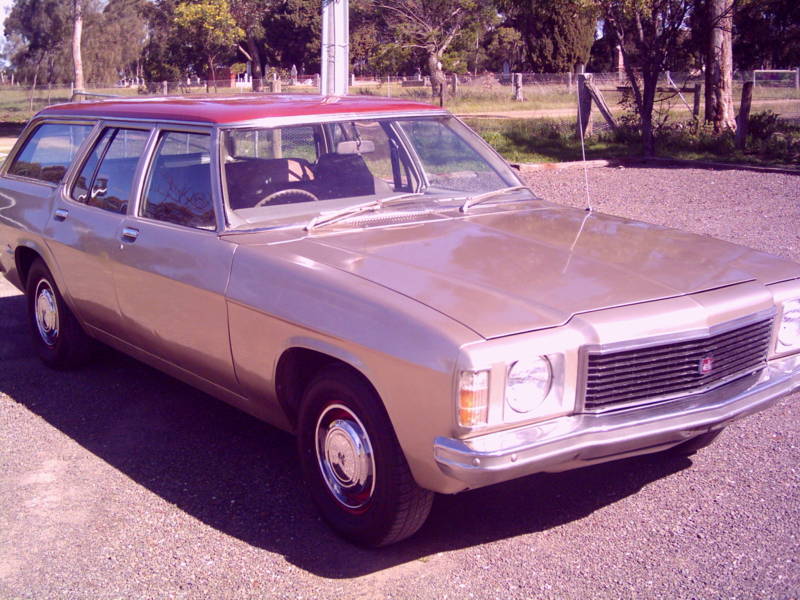 HJ Holden in Persian Sand Met over Antelope Met — Kingswood Vacationer Station Wagon