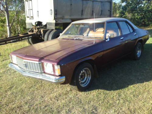 HJ Holden in Antelope Met over Claret Met — Kingswood Vacationer Sedan