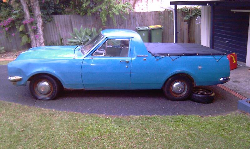 HK Holden in Mako Blue — Belmont Coupe-Utlity