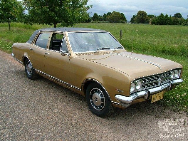 HK Holden in Inca Gold Met — Brougham Sedan