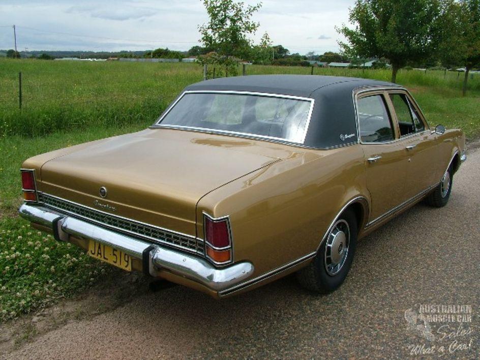 HK Holden in Inca Gold Met — Brougham Sedan