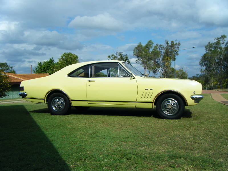 HK Holden in Warwick Yellow — Monaro GTS Coupe