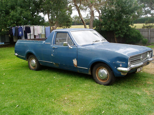 HK Holden in Eden Blue — Kingswood Coupe-Utility