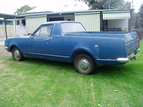 HK Holden in Eden Blue — Kingswood Coupe-Utility