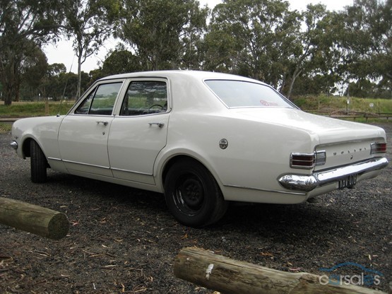 HK Holden in Ermine White — Kingswood  Sedan