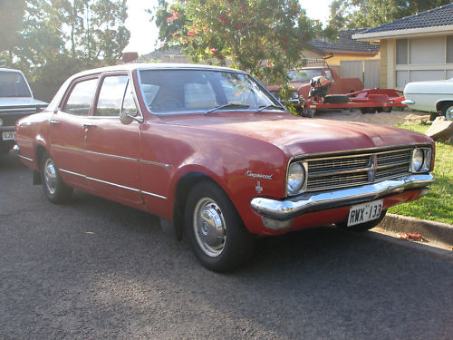 HK Holden in Picardy Red — Kingswood  Sedan