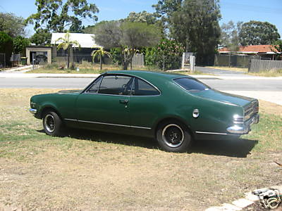 HK Holden in Woodsman Green — Monaro Coupe