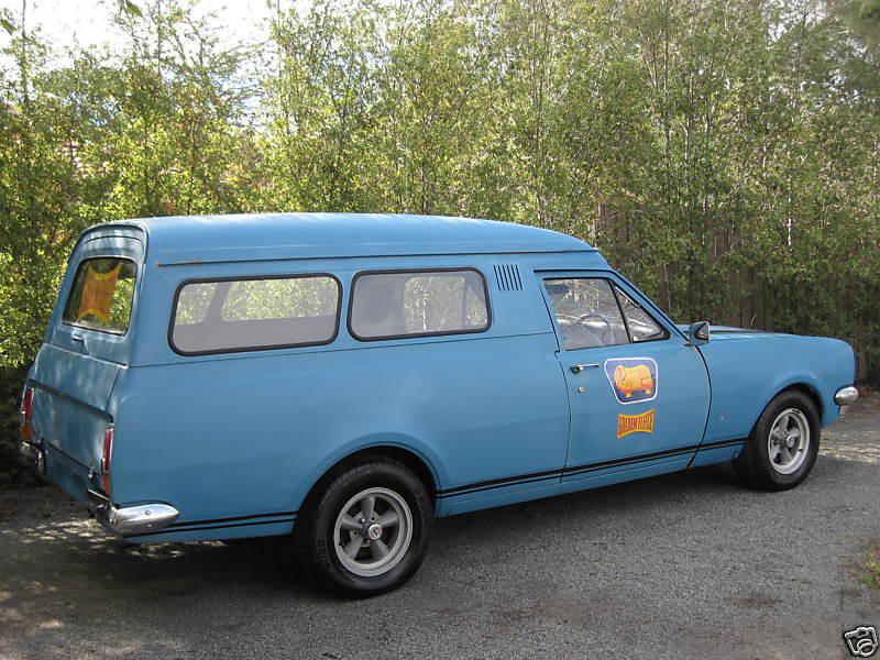 HK Holden in Mako Blue — Belmont Panel Van