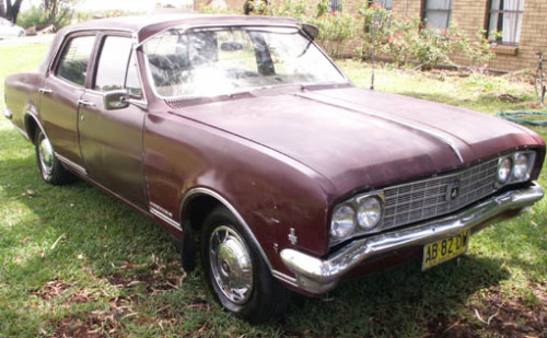 HK Holden in Burgundy — Premier Sedan