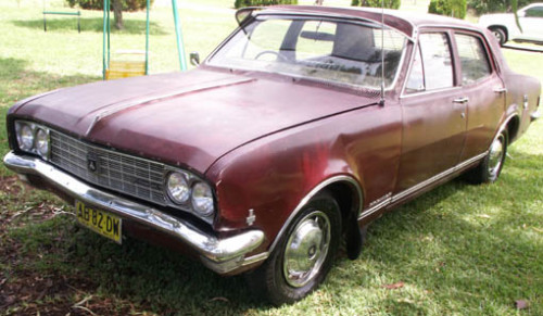HK Holden in Burgundy — Premier Sedan