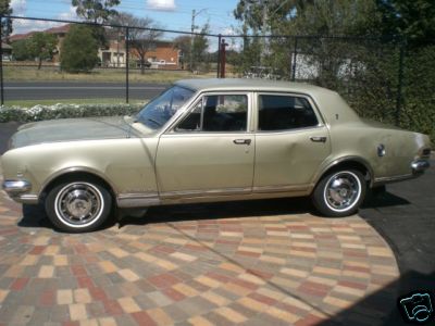 HK Holden in Silver Mink Met — Premier Sedan