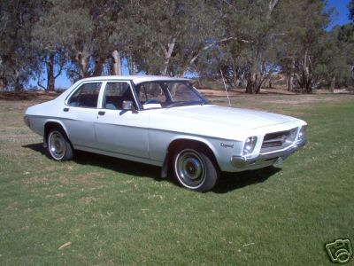 HQ Holden in Glacier White — Kingswood Sedan