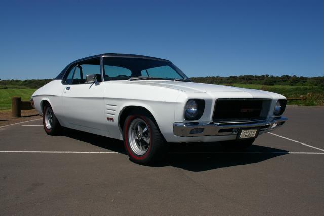 HQ Holden in Glacier White — Monaro GTS Coupe