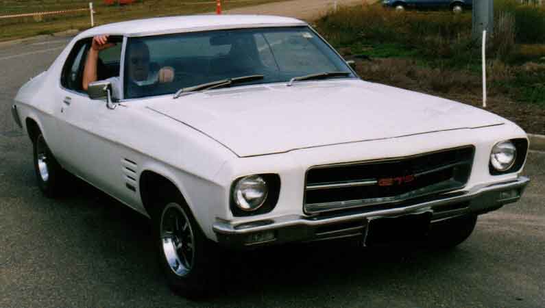 HQ Holden in Glacier White — Monaro GTS Coupe