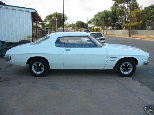 HQ Holden in Glacier White — Monaro GTS Coupe