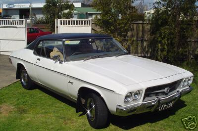 HQ Holden in Glacier White — LS Monaro Coupe