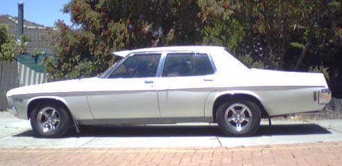 HQ Holden in Glacier White — Statesman Custom Sedan