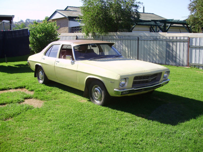 HQ Holden in Stanley Titan Yellow — Belmont Sedan