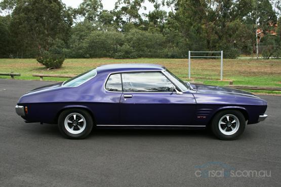HQ Holden in Amethyst Met — Monaro GTS Coupe
