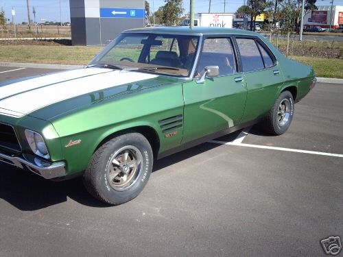 HQ Holden in Monterey Green Met — Monaro GTS/4