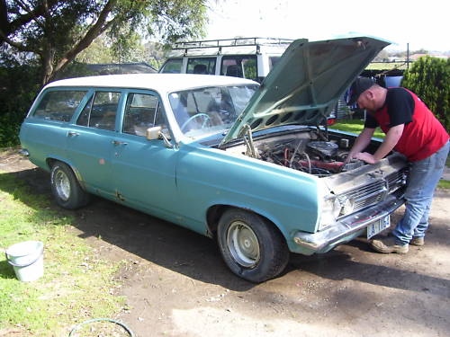 HR Holden in Alaskan Aqua — Special Station Sedan