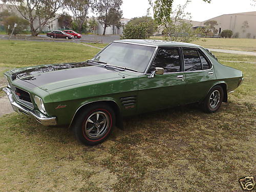 HQ Holden in Monterey Green Met — Monaro GTS/4