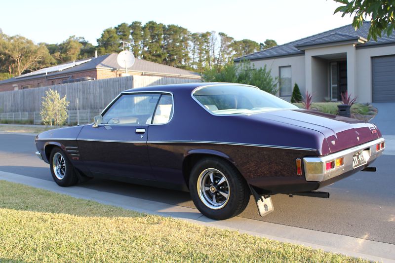 HQ Holden in Royal Purple — Monaro GTS Coupe