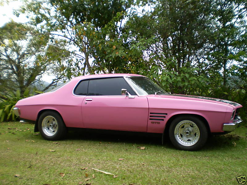 HQ Holden in Strike Me Pink — Monaro GTS Coupe