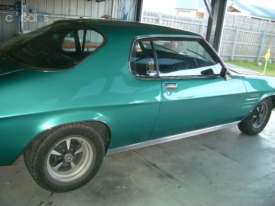HQ Holden in Taormina Aqua Met — Monaro GTS Coupe