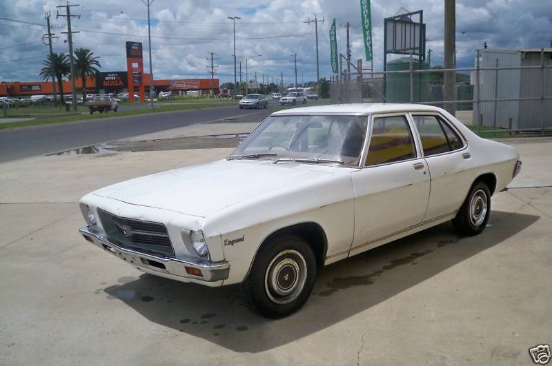 HQ Holden in Cotillion White — Kingswood Sedan