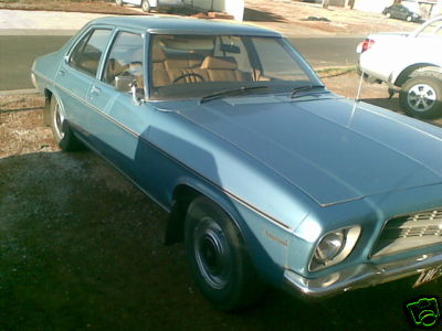 HQ Holden in Hacienda Blue Metallic — Kingswood Sedan