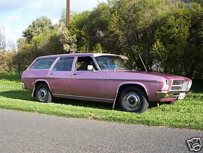 HQ Holden in Orchid Met — Kingswood Station Sedan