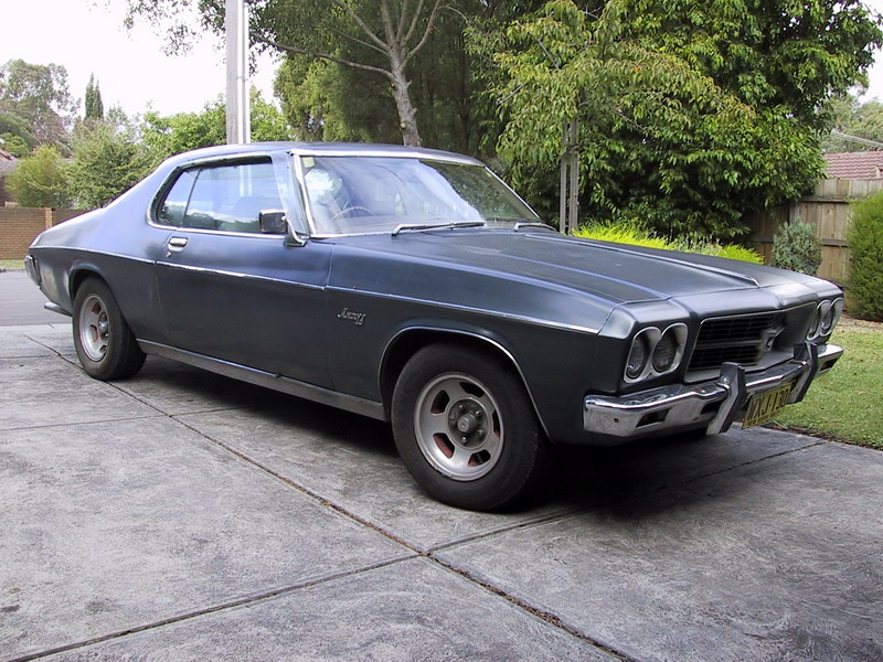HQ Holden in Gunmetal Met — LS Monaro Coupe