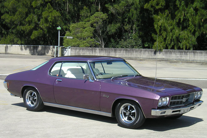 HQ Holden in Chateau Mauve Met — LS Monaro Coupe