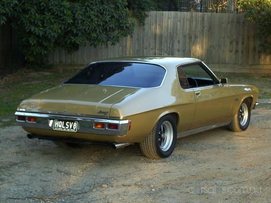 HQ Holden in Duchess Gold Met — LS Monaro Coupe