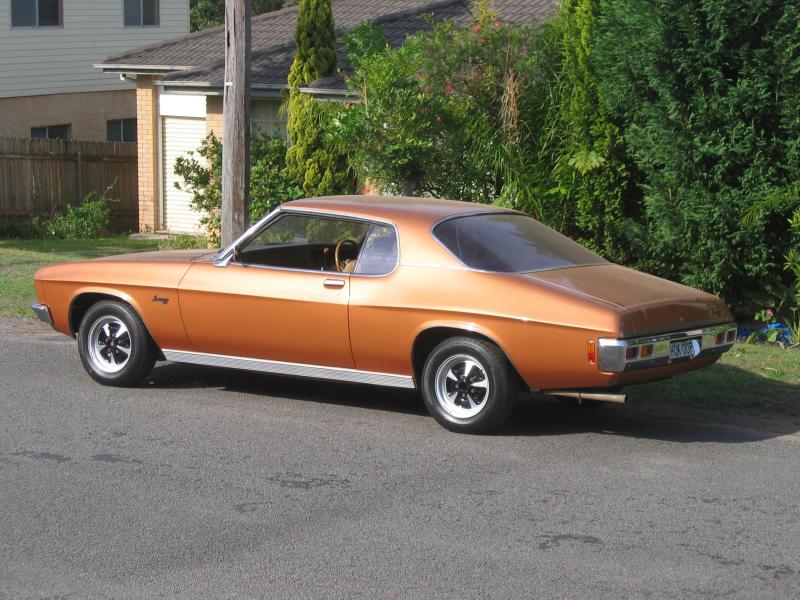 HQ Holden in Etruscan Gold Met — LS Monaro Coupe