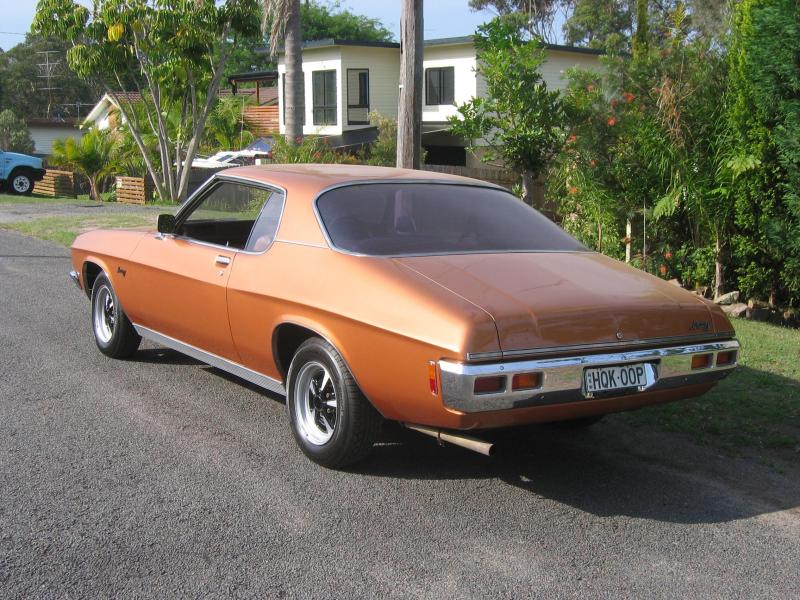 HQ Holden in Etruscan Gold Met — LS Monaro Coupe