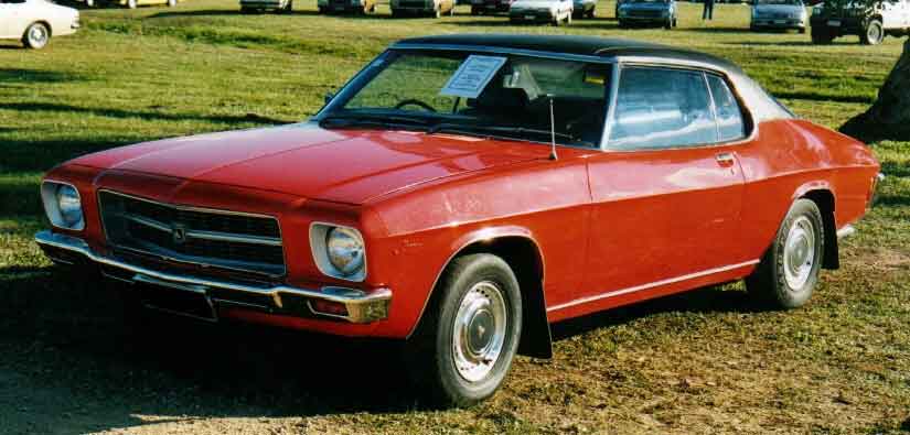 HQ Holden in Salamanca Red — Monaro Coupe