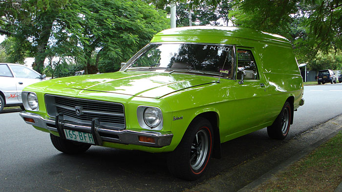 HQ Holden in Barbados Green — Belmont Panel Van