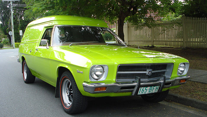 HQ Holden in Barbados Green — Belmont Panel Van