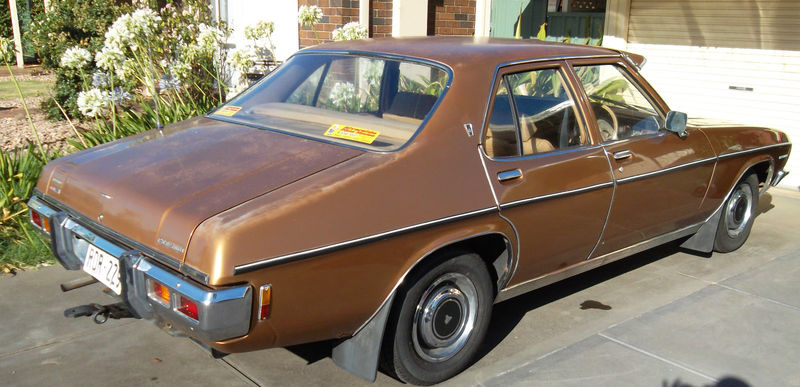 HQ Holden in Etruscan Gold Met — Premier Sedan