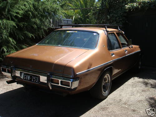 HQ Holden in Etruscan Gold Met — Premier Sedan