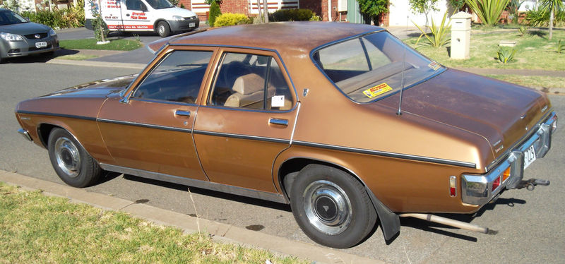 HQ Holden in Etruscan Gold Met — Premier Sedan