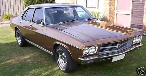 HQ Holden in Etruscan Gold Met — Premier Sedan