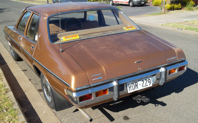 HQ Holden in Etruscan Gold Met — Premier Sedan